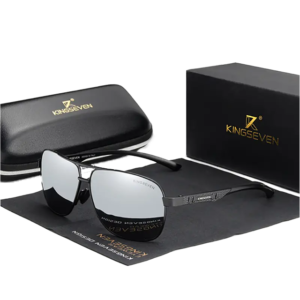 Bril king seven zwart zilver